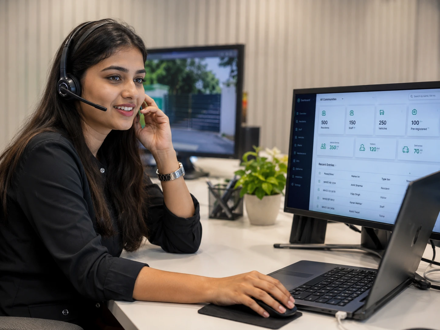 GomyGate sales support executive helping customer over call